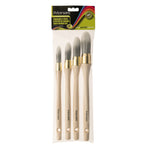 Petersons Paragon 4 Piece Synthetic Round Sash Brush Set