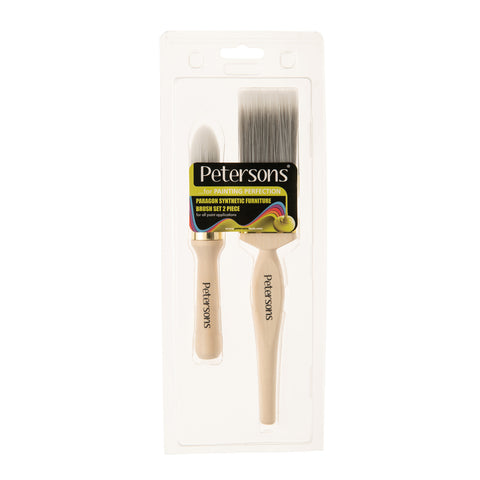 Petersons Paragon Synthetic Furniture Brush Set 2 Piece