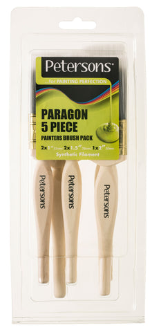 Petersons Paragon 5 Piece Painters Brush Pack